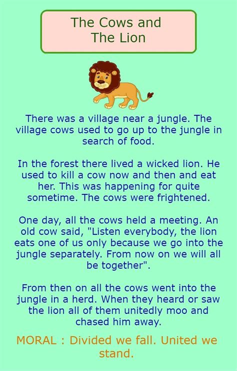 The Cows and The Lion