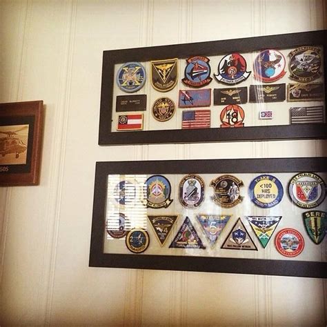 Patch display | Patches display, Award display, Aviation decor