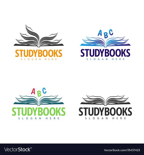 Bookstore logo Royalty Free Vector Image - VectorStock