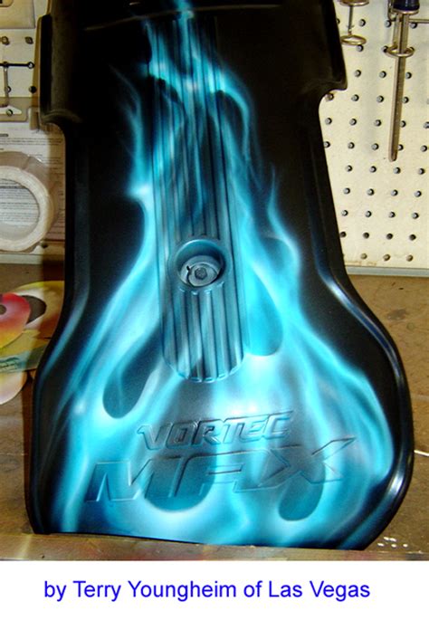 Real Flames Airbrushing - Realistic Flames Airbrushing custom paint work Gallery