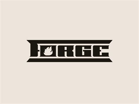 Forge Logo by Mindprizm Studio on Dribbble