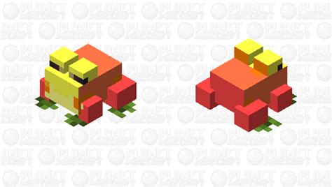 Flame frog Minecraft Mob Skin