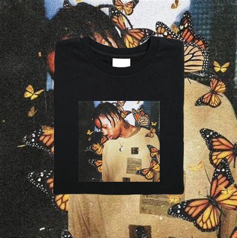 Travis Scott Butterfly Effect Album Art White/black Unisex | Etsy UK