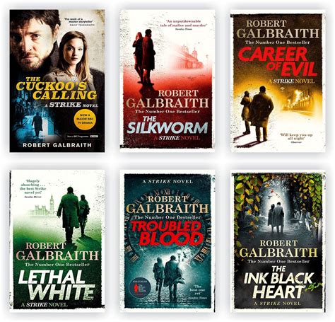 The Cormoran Strike Complete 6 Books Series By Robert Galbraith