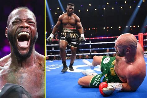 Deontay Wilder suggests Tyson Fury's performance against Francis Ngannou is proof he cheated in ...