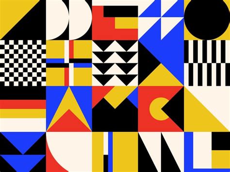 Bauhaus pattern | Bauhaus pattern, Geometric art prints, Bauhaus art