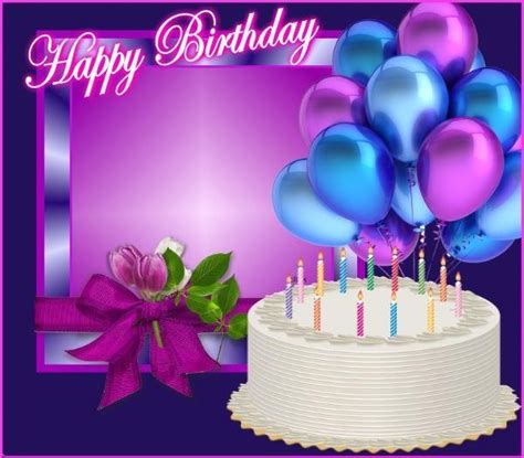 Pin by judie matias on Birthday greetings | Happy birthday frame, Happy ...