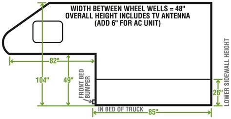 Image result for truck camper plans pdf | Slide in camper, Truck camper, Camper