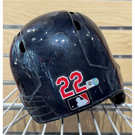 Team Issued Batting Helmet - #22 | Cleveland Guardians Auctions