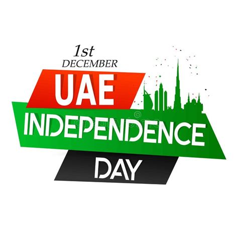 UAE Independence day stock illustration. Illustration of december - 131174441