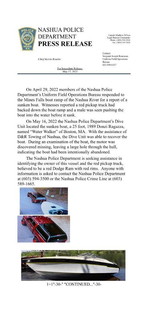 Nashua Police on Twitter: "The Nashua Police Department is requesting assistance in identifying ...