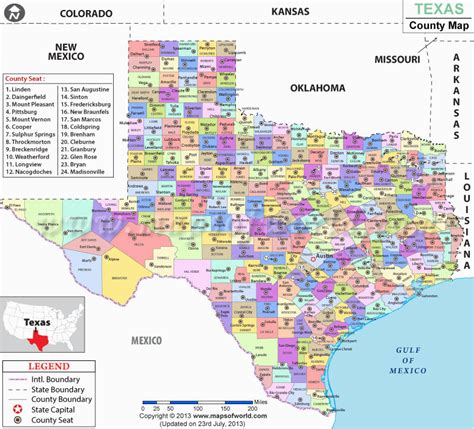 La Mesa Texas Map Texas County Map List Of Counties In Texas Tx ...