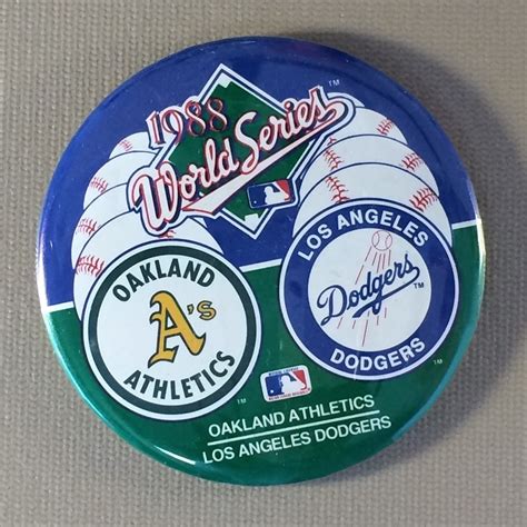 World Series 1988 Button - SportsHistoryCollectibles.com