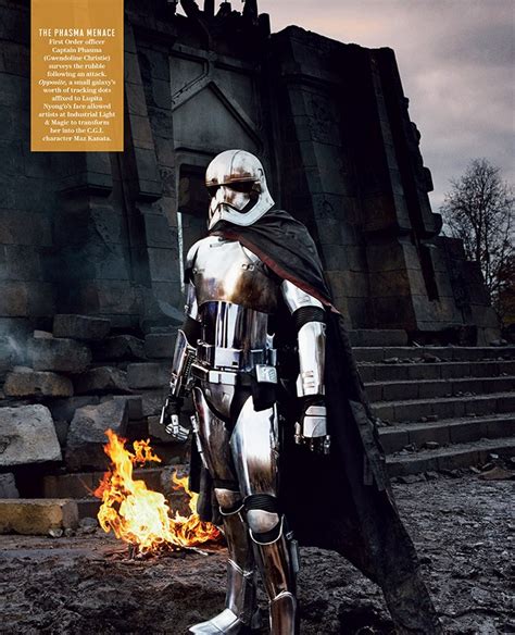 Game of Thrones' Gwendoline Christie Revealed as Star Wars' Chrome Trooper Captain Phasma - IGN