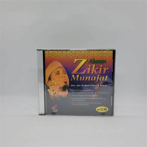 📀CD 📀AUDIO ZIKIR MUNAJAT USTAZ BADRUL AMIN | Lazada