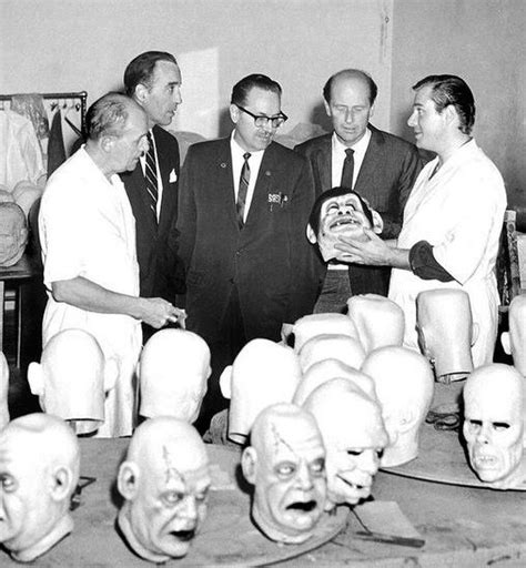 Forrest J Ackerman at Don Post studios. Famous Monsters, Best Horrors, Vintage Horror, B Movie ...