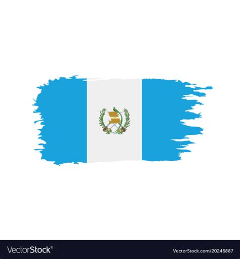 Guatemala flag Royalty Free Vector Image - VectorStock