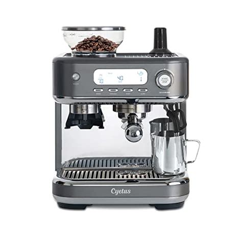 CYETUS Espresso Machine with Grinder and Milk Steam Wand, Automatic ...