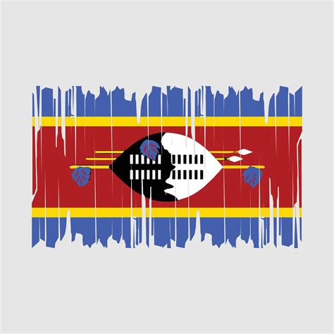 Swaziland Flag Brush Vector 21485000 Vector Art at Vecteezy