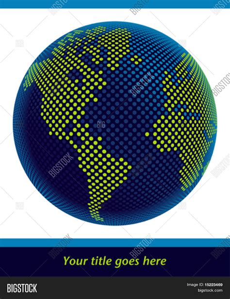 Digital World Map Vector & Photo (Free Trial) | Bigstock