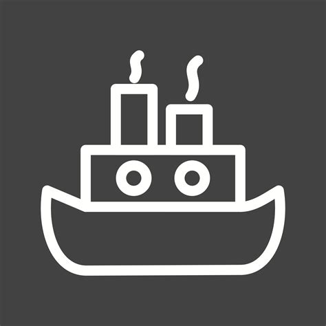 Steamship Line Inverted Icon 14369023 Vector Art at Vecteezy