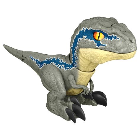 Buy Mattel Jurassic World Toys Dominion Uncaged Rowdy Roars Velociraptor Beta Dinosaur Action ...