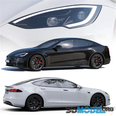 3D Model – Tesla model S Plaid 2023