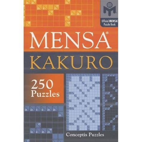 Mensa(r) Kakuro - By Conceptis Puzzles (paperback) : Target