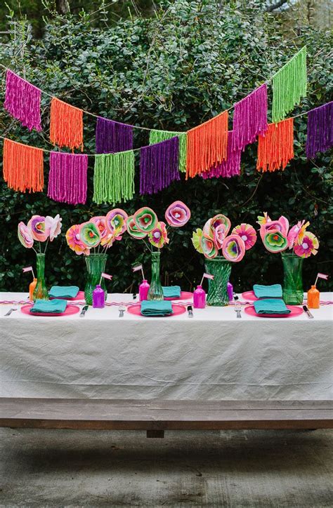 Host a Backyard Fiesta Party This Summer! | Mexican party decorations ...