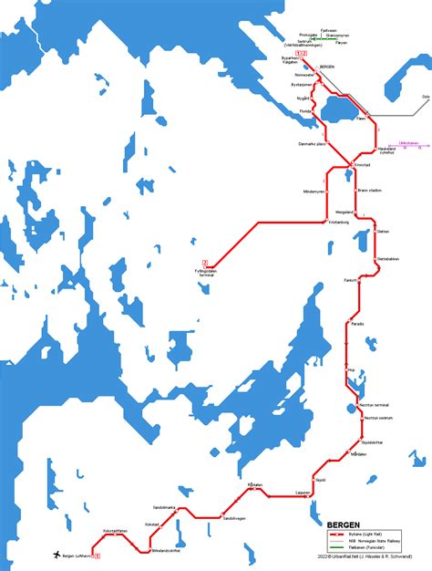 UrbanRail.Net > Europe > Norway > Bergen Tram - Bybane