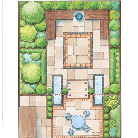 Angular | Small garden plans, Landscape design plans, Garden design