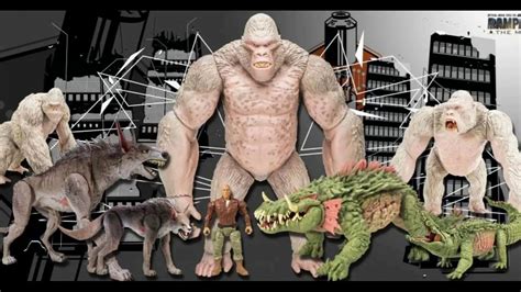 TV, Movies & Video Games Rampage Movie Big City Brawl George Figure Set ...