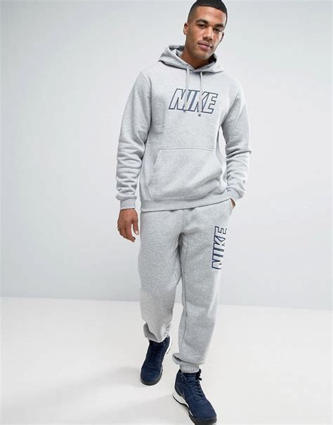 Nike Tracksuit Set With Large Logo In Grey 804306-063 - ShopStyle ...