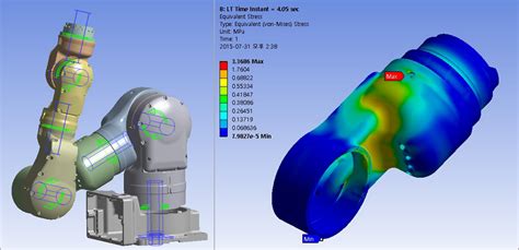 Robot Arm Simulation │ MBD for ANSYS Motion Analysis Tool