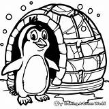 Igloo Coloring Pages  Free & Printable sketch template