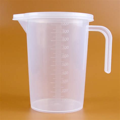 1000ml Transparent Plastic Measuring Beaker Cup 1 Liter Measuring Cups - Buy High Quality ...