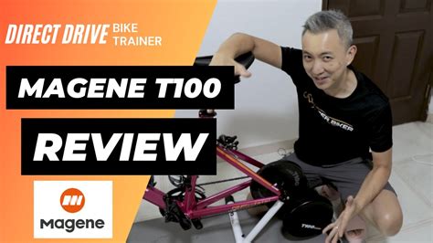 Magene T100 Review - Affordable Direct Drive Bike Trainer with Power Meter - YouTube