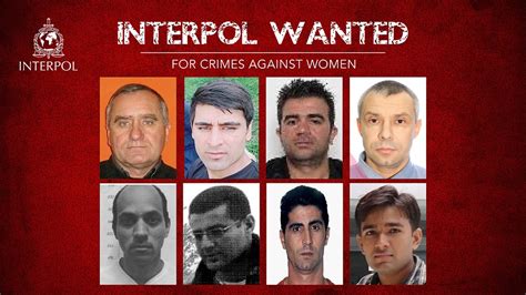 Interpol lance une traque mondiale contre huit fugitifs recherchés pour des crimes contre des ...