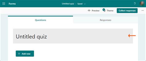 Microsoft Forms - Creating a Form or Quiz