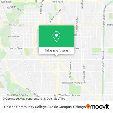 How to get to Oakton Community College Skokie Campus by Bus, Chicago 'L ...