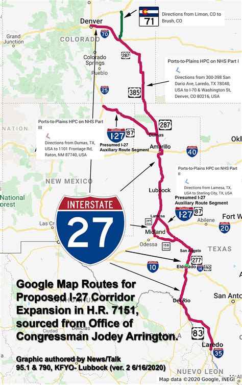 In preparation for I-27 extension, expect bypass and/or 4-lane upgrades...