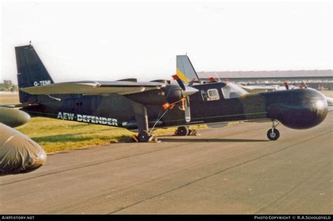 Aircraft Photo of G-TEMI | Britten-Norman BN-2T AEW Defender | Britten-Norman | AirHistory.net ...