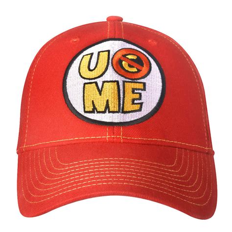 WWE AUTHENTIC JOHN CENA U Can'T See Me Red Baseball Cap Hat - BRAND NEW ...