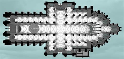 Gothic Cathedral Floor Plan