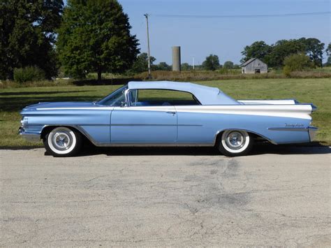 1959 Oldsmobile 98 Blue + White Two Tone Convertible 394cu/315hp ...