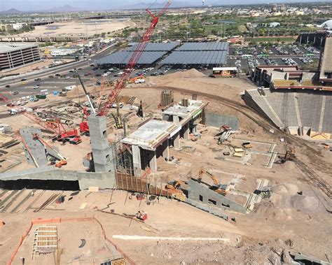 Aerial View of Sun Devil Stadium Renovation Project Site