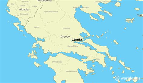 Where is Lamia, Greece? / Lamia, Central Greece Map - WorldAtlas.com