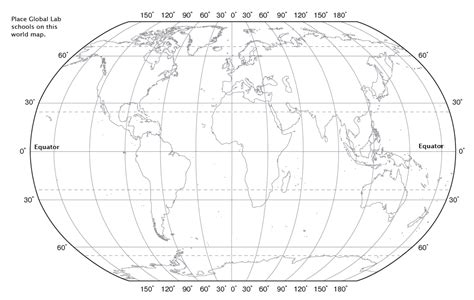 Blank World Map PDF