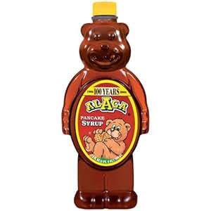 Amazon.com : Alaga Pancake Syrup Bear Bottle - 24 Oz : Maple Syrups ...