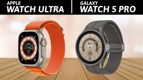 Apple Watch Ultra VS Samsung Galaxy Watch 5 Pro | Ultra Watch - YouTube